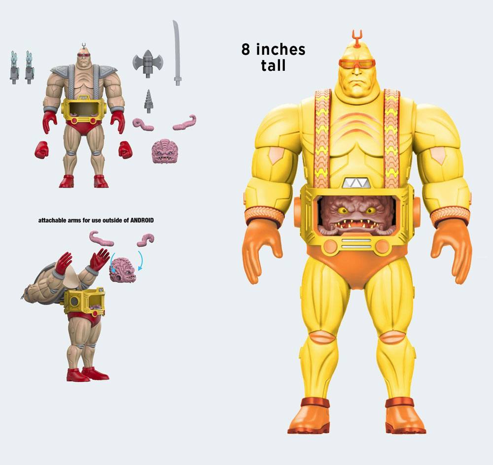 Teenage Mutant Ninja Turtles BST AXN XL Actionfigur Krang with Android Body  (Arcade Game Colors) 20 cm | SW10652