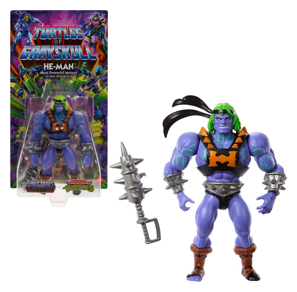 MOTU X TMNT: Turtles Of Grayskull Actionfigur He-Man 14 Cm ...