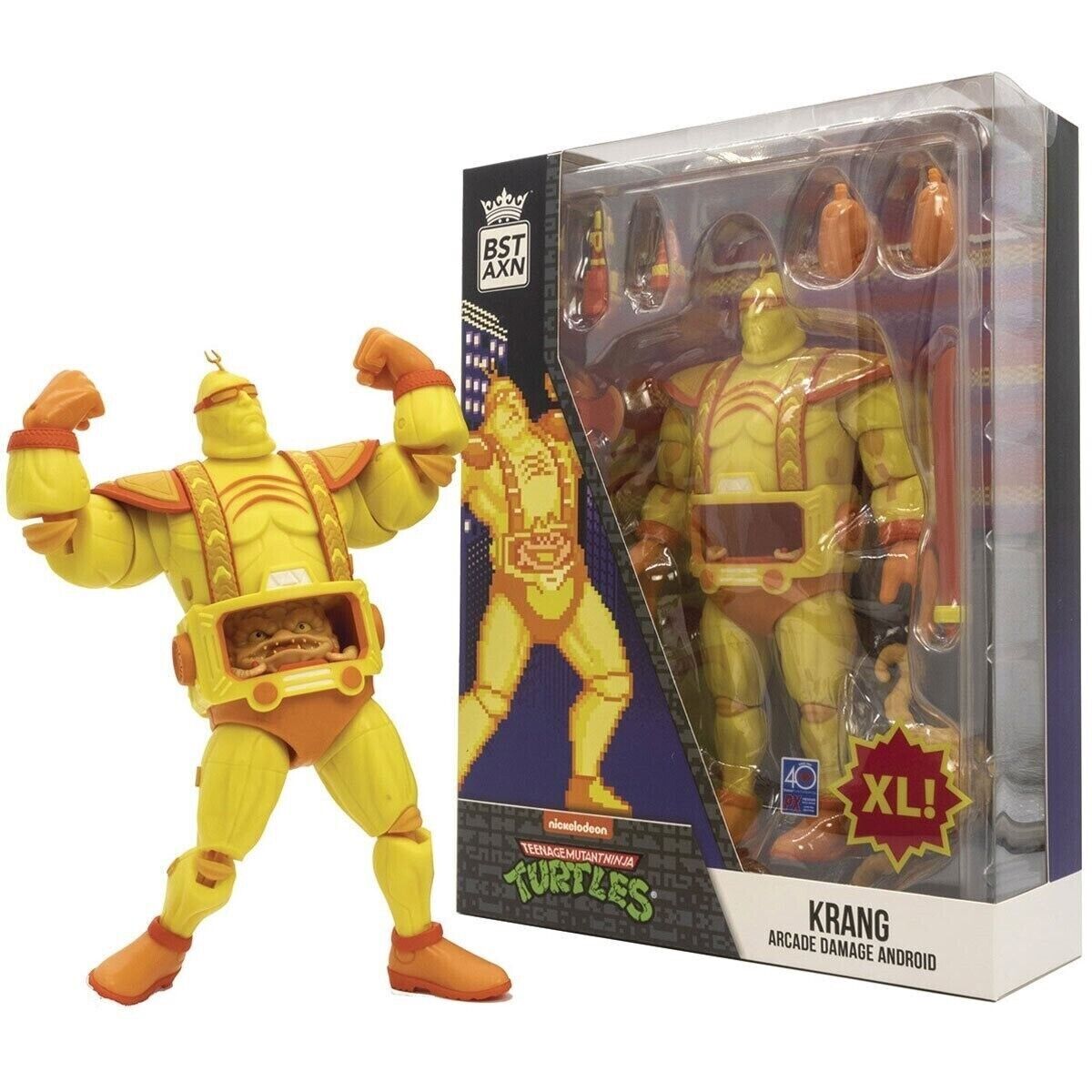 Teenage Mutant Ninja Turtles BST AXN XL Actionfigur Krang with Android Body  (Arcade Game Colors) 20 cm | SW10652