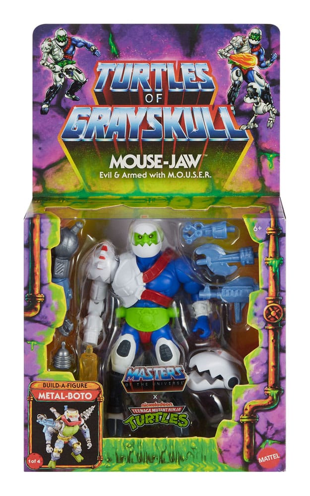 EU Version MOTU X TMNT: Turtles Of Grayskull Deluxe Actionfigur Mouse ...